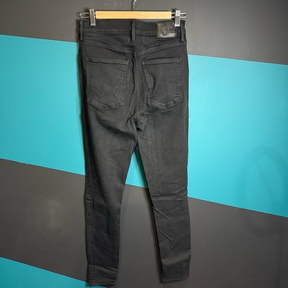 Denim Forum Black High Rise Jeans Slim Fit - Picture 3 of 10